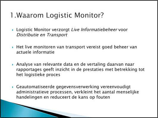 Logistic Monitor